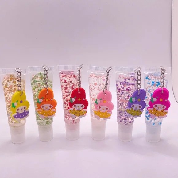 My Melody 6 Pack Glitter Lip Gloss - Color changing- Brand new - Picture 5 of 8